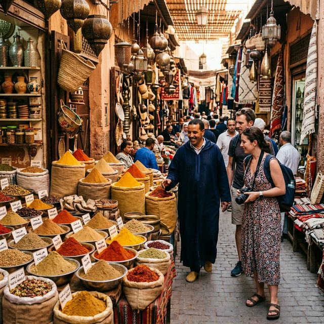 Guided tour through Marrakech souk