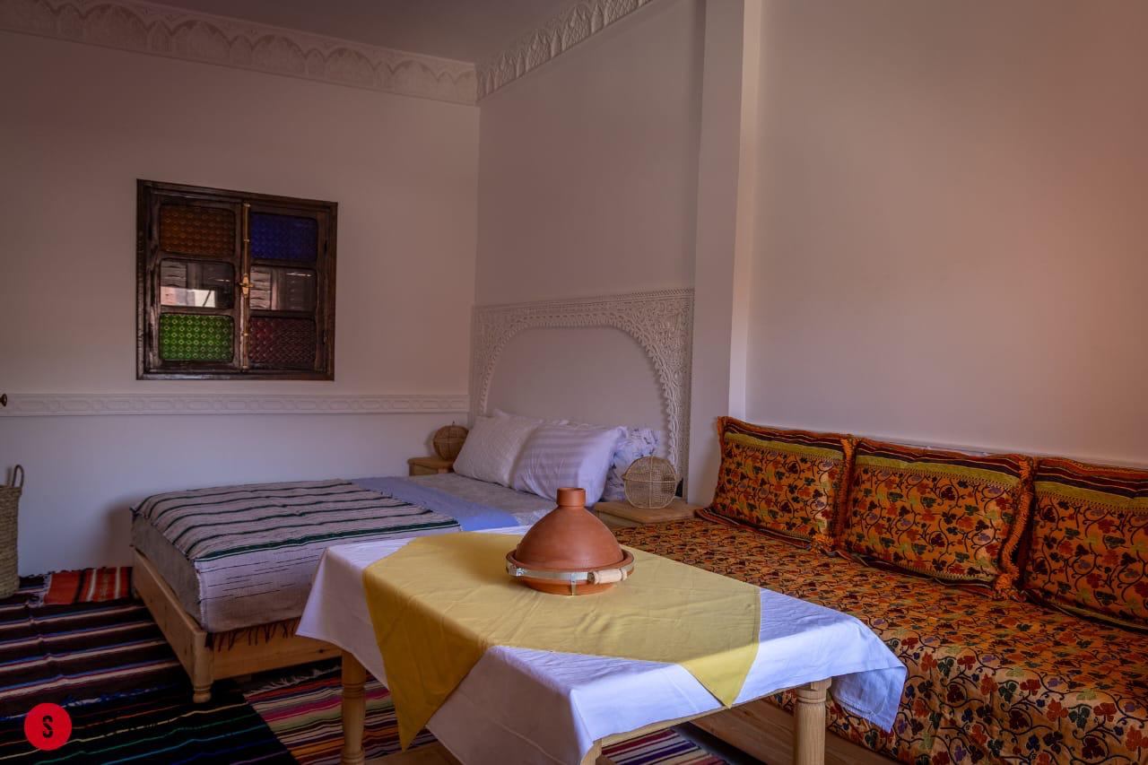 La Chambre de l'Atlas — room near the rooftop terrace